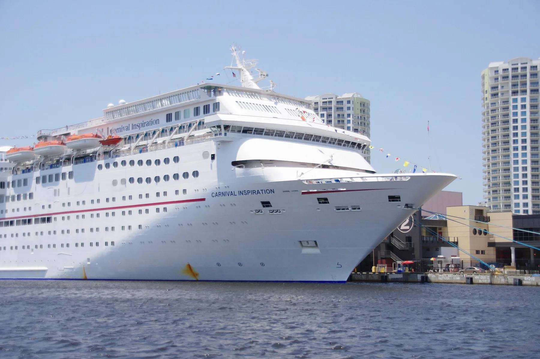 Carnival Inspiration at port in Tampa FL.jpg