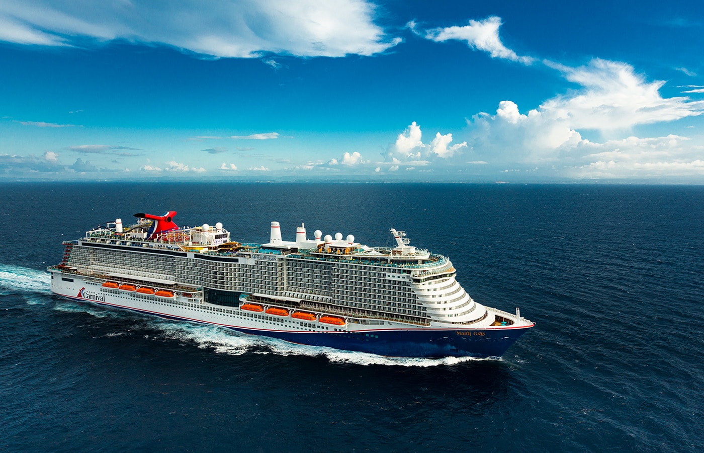 Mardi Gras cruise ship